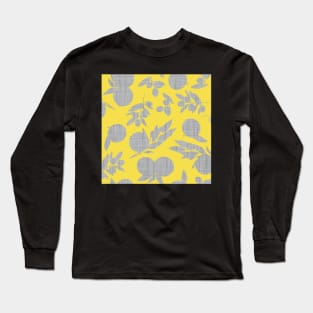 Olives and Oranges - Ultimate gray and Illuminating yellow Long Sleeve T-Shirt